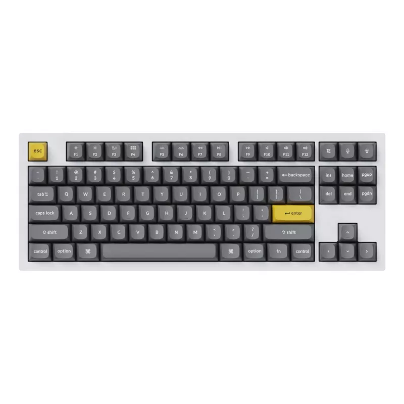 Keychron Double Shot PBT OSA Set completo de keycaps, gris oscuro