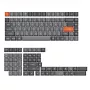 Keychron Juego de keycaps Double-Shot PBT OSA, gris