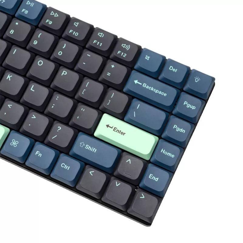 Keychron Low Profile Dye-Sub PBT LSA Full Set Keycap Set – Hacker Edition (133 teclas, PBT, perfil bajo)