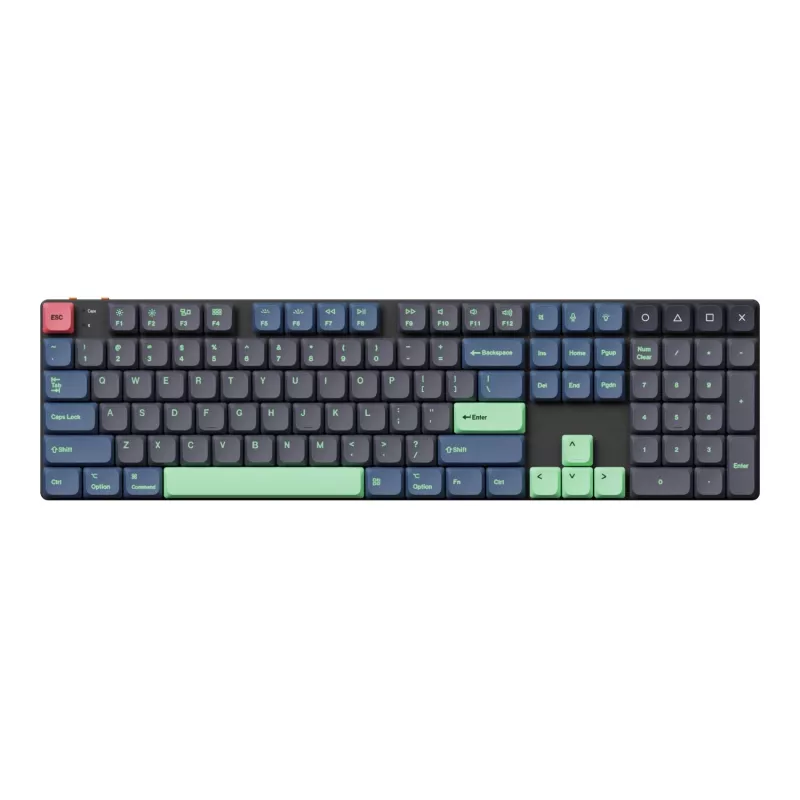 Keychron Low Profile Dye-Sub PBT LSA Full Set Keycap Set – Hacker Edition (133 teclas, PBT, perfil bajo)