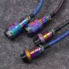 Keychron Cable USB en espiral Premium Aviator Type-C + adaptador USB-A, conector Aviator desmontable, 108 cm