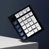Keychron Q0 Max QMK Gateron Jupiter Banana RGB teclado numérico personalizado inalámbrico Shell Blanco
