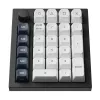 Keychron Q0 Max QMK Gateron Jupiter Banana RGB teclado numérico personalizado inalámbrico Shell Blanco