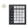 Keychron Q0 Max QMK Gateron Jupiter Banana RGB teclado numérico personalizado inalámbrico Shell Blanco