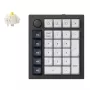 Keychron Q0 Max QMK Gateron Jupiter Banana RGB teclado numérico personalizado inalámbrico Shell Blanco