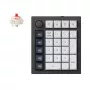 Keychron Q0 Max QMK Gateron Jupiter Red RGB teclado numérico personalizado inalámbrico Carbon Negro