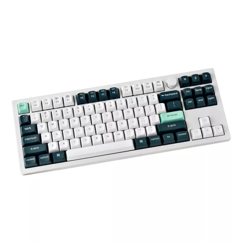 Keychron Q3 HE QMK 80% teclado mecánico personalizado inalámbrico (Nebula Switch) - Shell White