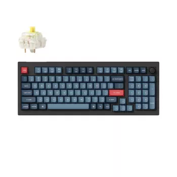Keychron V5 Max teclado personalizado inalámbrico - Banana Switch
