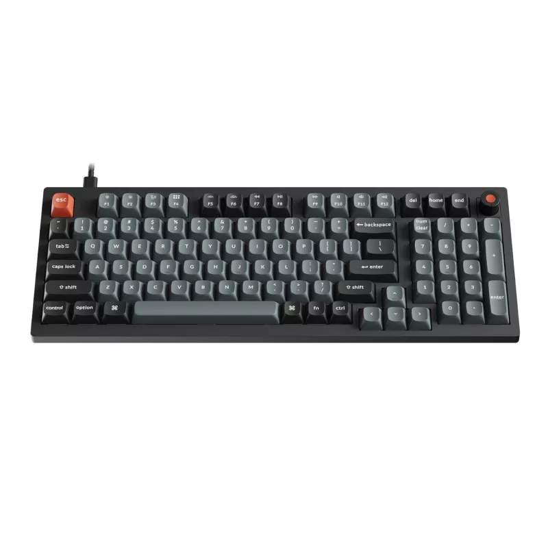 Keychron V5 Ultra 96% 8K Red Switch Hot-Swappable Silk POM teclado inalámbrico RGB