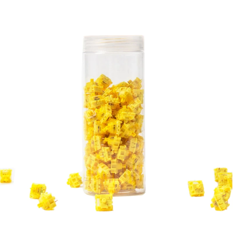 Interruptores Keychron Yellow Gateron Phantom 110 uds.