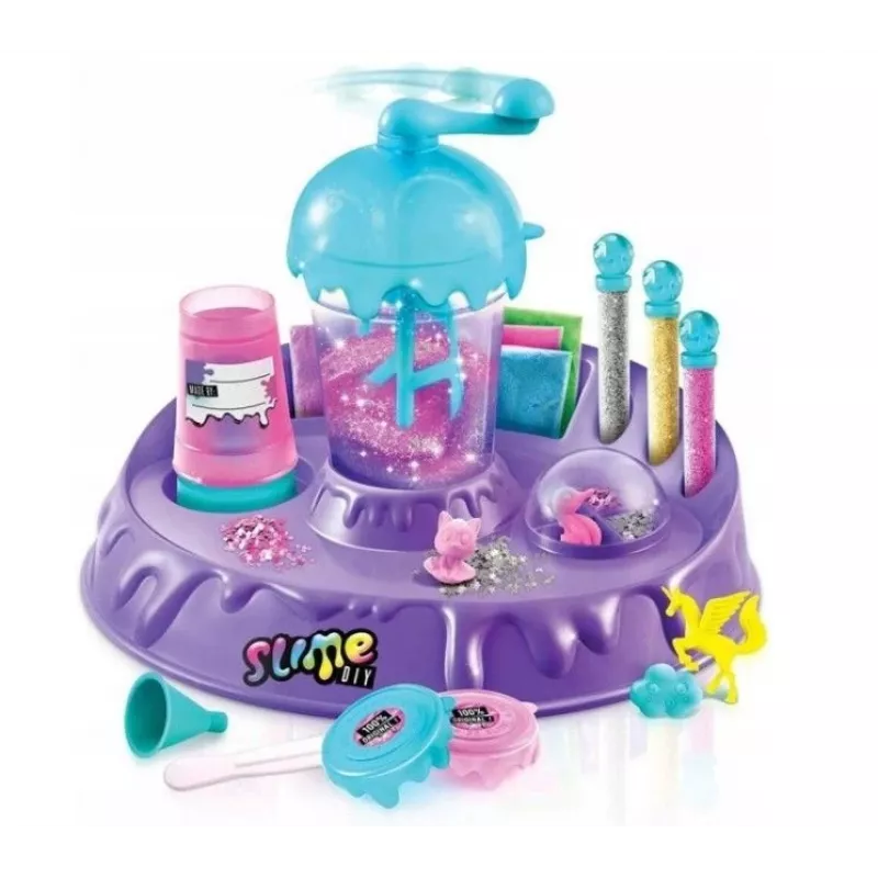 Kiddyz Fábrica de Slime DIY: Gran set con purpurina y figuras para hacer slime