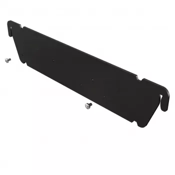 Kindermann abrazadera de montaje - negro, RAL 9005 - montaje en carro (parte trasera)