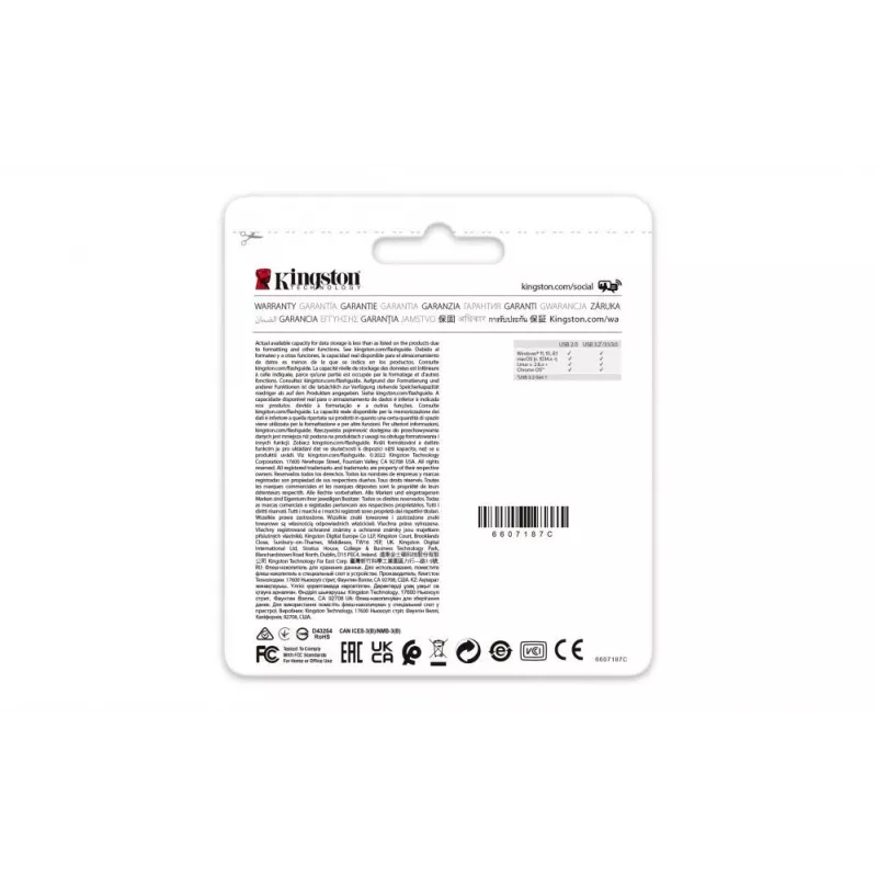 Kingston Unidad flash USB 3.2 DataTraveler Exodia Onyx 64GB
