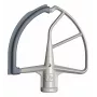 KitchenAid 5KFE7T Flex Edge Pala batidora para robot de cocina – Blanco con borde de silicona gris