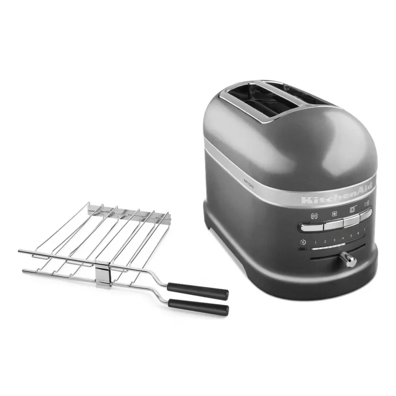 KitchenAid 5KMT2204EMS Tostadora de 2 ranuras, 1250 W, gris