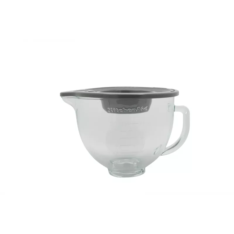 KitchenAid 5KSM5GB bol de cristal de 4,8 L para robots de cocina con cabezal basculante