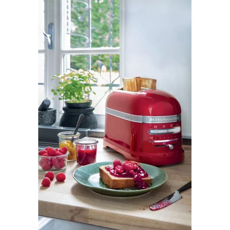 KitchenAid Artisan Tostadora de 2 rebanadas 5KMT2204ECA 1250 W Empire Red