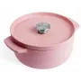 KitchenAid Asadora de hierro fundido con tapa 22 cm, rosa