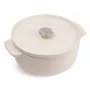 KitchenAid Asador de hierro fundido esmaltado 26 cm, Crema