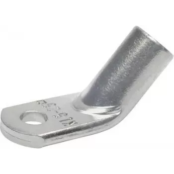 Klauke 46R1245 terminal tubular 45° M12 50 mm², cobre estañado, conexión por crimpado, 1 ud.