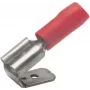 Klauke 720AZ terminal plano con derivación 6,3 x 0,8 mm 180° 0,5-1 mm²