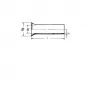 Klauke 8225V terminal tubular de cobre estañado 95 mm² M10