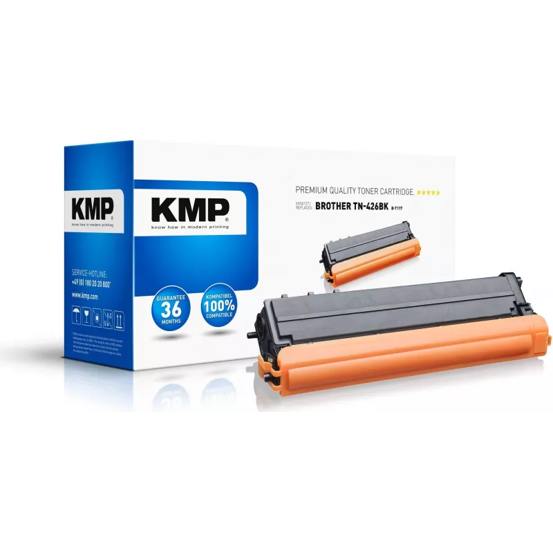 KMP B-T117 Cartucho de tóner negro compatible (alternativa a Brother TN426BK) para Brother HL-L8360CDW, MFC-L8900CDW