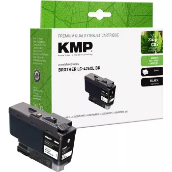 KMP Cartucho de tinta Brother LC426XLBK Negro 6000 páginas Reacondicionado