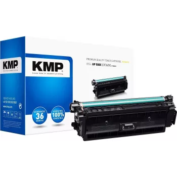 KMP H-T223YX Cartucho de tóner amarillo de alto rendimiento compatible (alternativa a HP 508X, HP CF362X) para HP Color LaserJet Enterprise MFP M577, LaserJet Enterprise Flow MFP M577