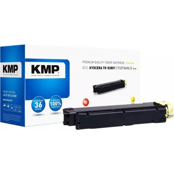 KMP K-T92 - 195 g - Alto rendimiento - Yellow - Cartucho de tóner compatible (sustituto de Kyocera TK-5280Y) para Kyocera ECOSYS M6235cidn, M6235CIDN/KL3, M6635cidn, M6635CIDN/KL3, P6235cdn, P6235CDN/KL3