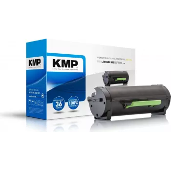 KMP L-T47 Cartucho de tóner compatible Negro - Sustituto de Lexmark 502 Serie - para Lexmark MS310, MS410, MS510, MS610