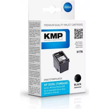 Cartucho KMP HP 303XL (T6N04AE) Negro 600 páginas Reacondicionado