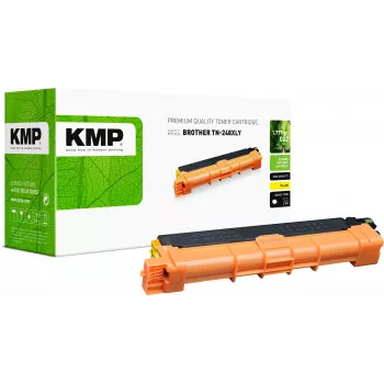 KMP Tóner Brother TN-248XL amarillo remanufacturado 2300 páginas