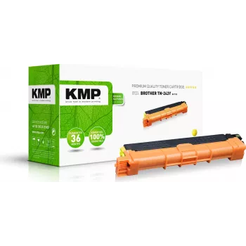 KMP Cartucho de tóner compatible Brother TN243Y Amarillo B-T112