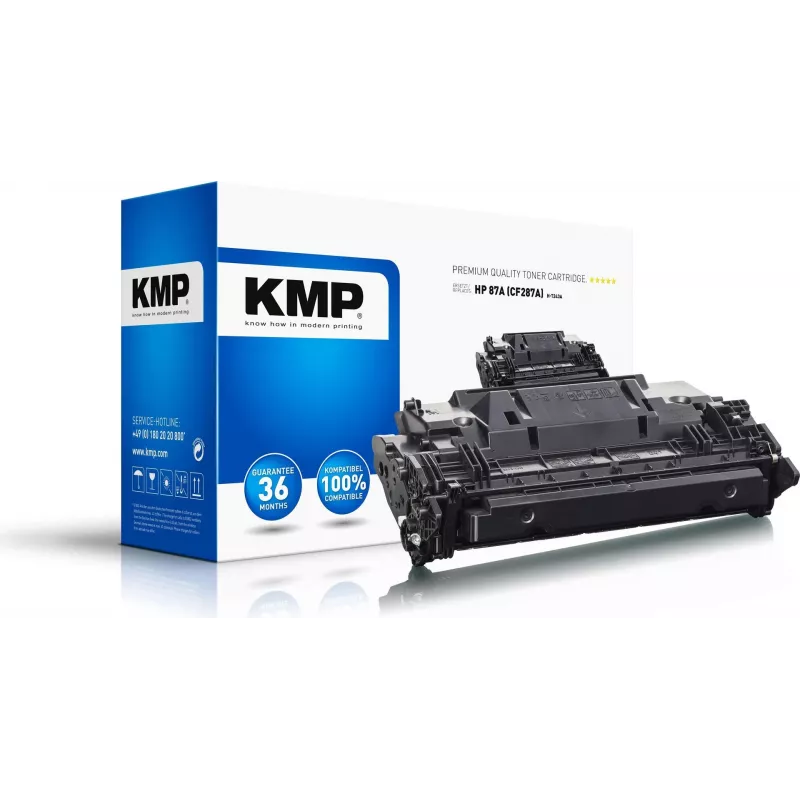 KMP cartucho de tóner sustituye HP 87A CF287A negro 9000 páginas compatible