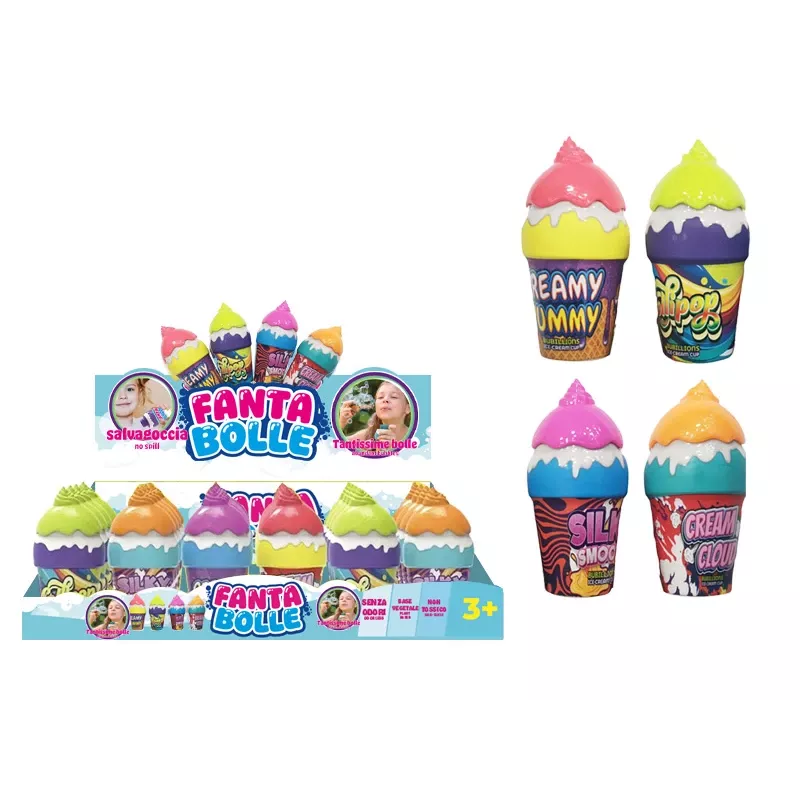 Koala Games G2660 pompas de jabón en recipiente de copa de helado (color aleatorio)