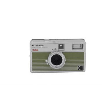 KODAK EKTAR H35N HF cámara de película set de cámara analógica con Kodak Ultramax, Green Strip