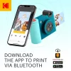 Kodak SMILE+ Cámara instantánea, 2x3'', Azul