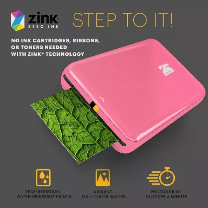 KODAK STEP Impresora de fotos instantánea móvil - ZINK 2x3