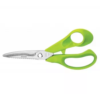 KOHE KAKS-6174 Tijeras de cocina multifunción 5 en 1, Verde lima