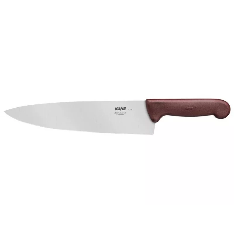 KOHE Cuchillo universal 251 mm hoja de acero inoxidable con alto contenido de carbono, varios colores