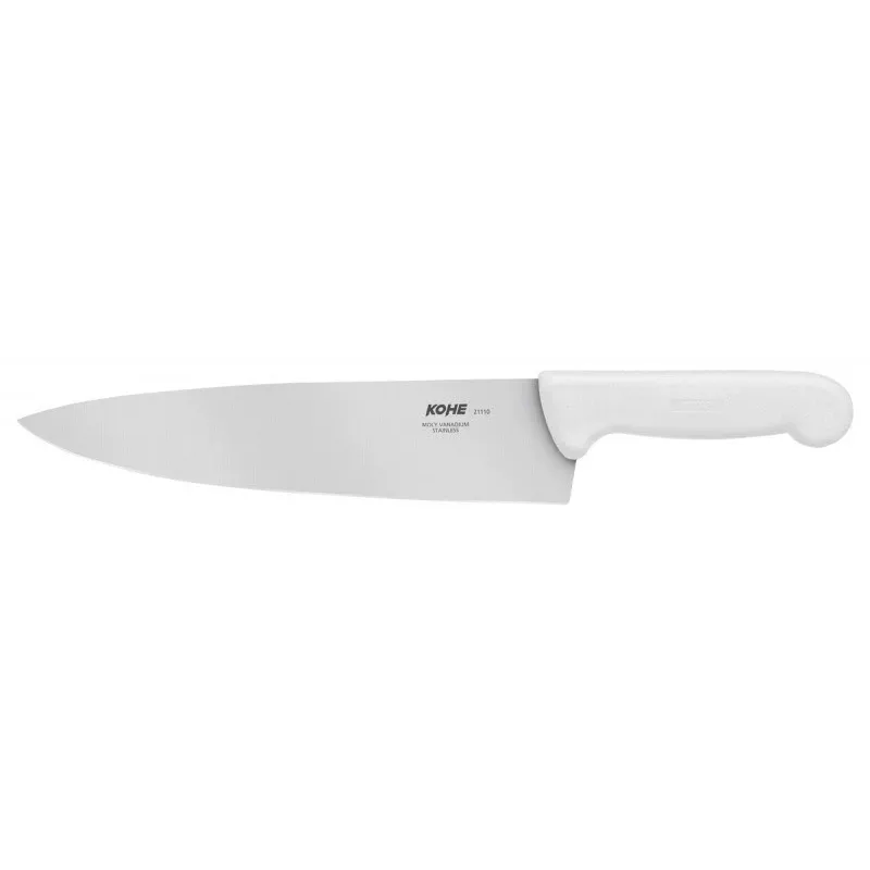 KOHE Cuchillo universal 251 mm hoja de acero inoxidable con alto contenido de carbono, varios colores