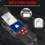 KONNWEI Comprobador de baterías 6V/12V/24V con impresora integrada