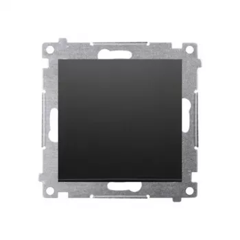 KONTAK-SIMON Simon 54 Módulo interruptor mate negro 1 elemento, bornes de resorte 10AX 250V