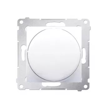 KONTAK-SIMON Simon 54 módulo regulador LED blanco, pulsador y giratorio, 1 polo, 2-250W, bornes de tornillo, 230V