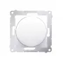 KONTAK-SIMON Simon 54 módulo regulador LED blanco, pulsador y giratorio, 1 polo, 2-250W, bornes de tornillo, 230V
