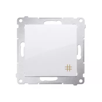 Conmutador de cruce KONTAK-SIMON Simon 54 Premium blanco con bornes de resorte 10AX 250V