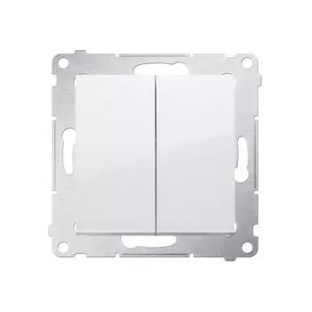 KONTAK-SIMON Simon 54 serie módulo interruptor, blanco, bornes de resorte, 10AX 250V, 2 polos