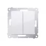 KONTAK-SIMON Simon 54 serie módulo interruptor, blanco, bornes de resorte, 10AX 250V, 2 polos