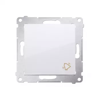 KONTAK-SIMON Simon 54 Módulo pulsador de timbre blanco con bornes de resorte 10AX 250V